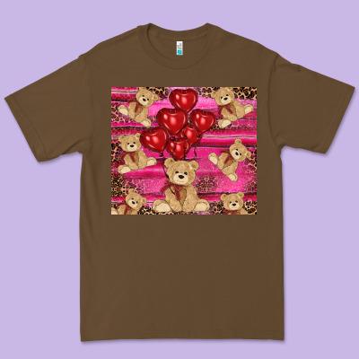 Valentines Day Teddy Bear Tumbler Premium Tee Designed By Ranaportraitstore