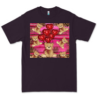 Plum valentines day teddy bear tumbler Premium Tee - RanaPortraitStore