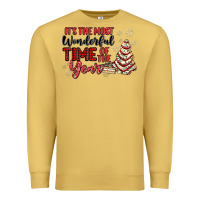 Antique Gold its the most wonderful time of the year Premium Sweatshirt - MaliasSmallBusiness