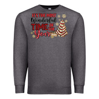 Charcoal Heather its the most wonderful time of the year Premium Sweatshirt - MaliasSmallBusiness
