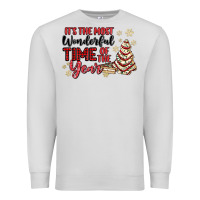 Dove Grey its the most wonderful time of the year Premium Sweatshirt - MaliasSmallBusiness