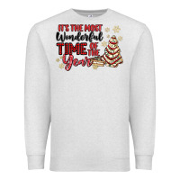 Oatmeal Heather its the most wonderful time of the year Premium Sweatshirt - MaliasSmallBusiness