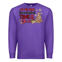 Purple its the most wonderful time of the year Premium Sweatshirt - MaliasSmallBusiness