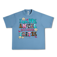 Pebble Blue i am  99 angel but ohh that Urban Heavy Tee - AdoDesignShop