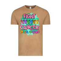 Fight Cancer In All Colors Vintage Tee | Teevron