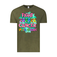 Vintage Olive fight cancer in all colors Vintage Tee - AdoDesignShop