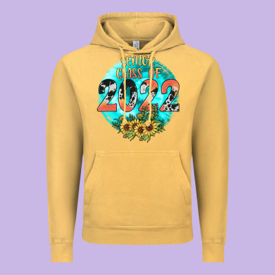 Class Of 2022 Senior Vintage Hoodie Designed By Jahusdesignshop