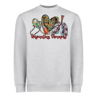 Heather Grey respiratory therapist Heavyweight Sweatshirt - RacoonDesign