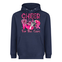 Navy cheer for the cure Heavyweight Hoodie - MaliasSmallBusiness