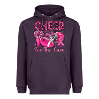 Plum cheer for the cure Heavyweight Hoodie - MaliasSmallBusiness