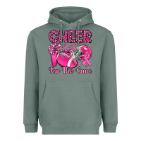 Sage cheer for the cure Heavyweight Hoodie - MaliasSmallBusiness