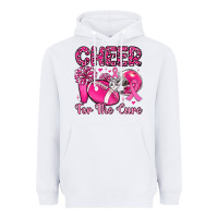 White cheer for the cure Heavyweight Hoodie - MaliasSmallBusiness