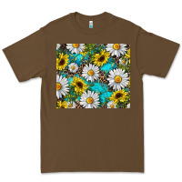 Cacao western daisy and sunflower Premium Tee - RanaPortraitStore