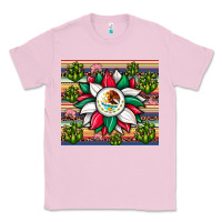 Bubblegum Pink sunflower mexican flag tumbler Classic Tee - JahusDesignShop