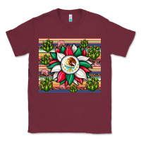 Burgundy sunflower mexican flag tumbler Classic Tee - JahusDesignShop