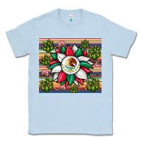 Dusty Blue sunflower mexican flag tumbler Classic Tee - JahusDesignShop