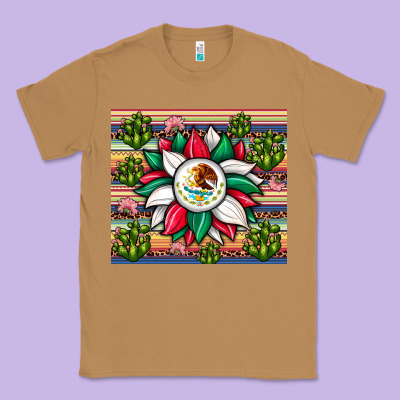 Sunflower Mexican Flag Tumbler Classic Tee Designed By Jahusdesignshop