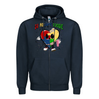 Navy so au some bougie Zipper Hoodie - MaliasSmallBusiness