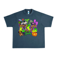 Midnight Navy ekg tech nurse halloween Urban Heavy Tee - AdoDesignShop
