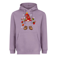 Lavender custom christmas gnome Heavyweight Hoodie - MaliasSmallBusiness