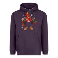 Plum custom christmas gnome Heavyweight Hoodie - MaliasSmallBusiness