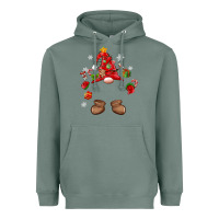 Sage custom christmas gnome Heavyweight Hoodie - MaliasSmallBusiness