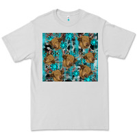 Dove Grey western aztec highland cow Premium Tee - RanaPortraitStore