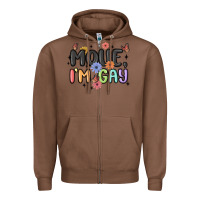 Chestnut movie i'm gay Zipper Hoodie - MaliasSmallBusiness