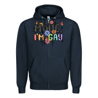 Navy movie i'm gay Zipper Hoodie - MaliasSmallBusiness
