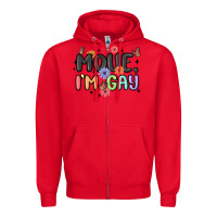 Red movie i'm gay Zipper Hoodie - MaliasSmallBusiness