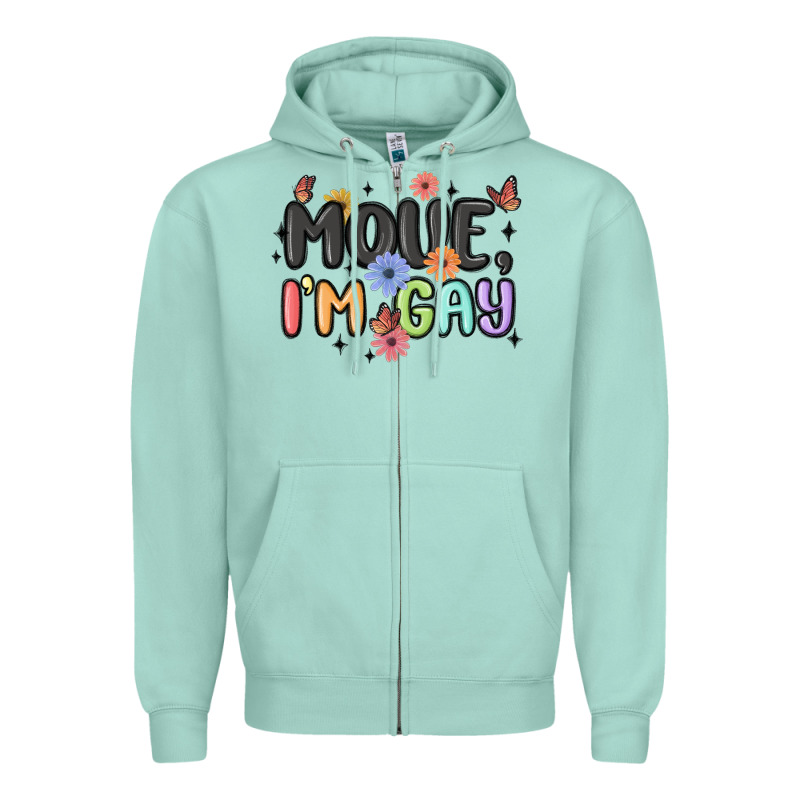Movie I'm Gay Zipper Hoodie by MaliasSmallBusiness | Teevron