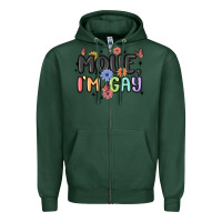 Sports Green movie i'm gay Zipper Hoodie - MaliasSmallBusiness