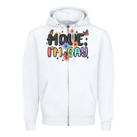 White movie i'm gay Zipper Hoodie - MaliasSmallBusiness
