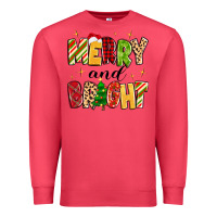 Cardinal merry and bright Premium Sweatshirt - MaliasSmallBusiness