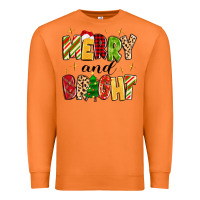 Carrot merry and bright Premium Sweatshirt - MaliasSmallBusiness