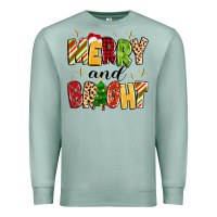 Seafoam merry and bright Premium Sweatshirt - MaliasSmallBusiness