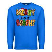 True Royal merry and bright Premium Sweatshirt - MaliasSmallBusiness