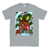 Heather Grey cozy winter with gloves and scarf Classic Tee - AdoDesignShop