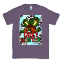 Lavender cozy winter with gloves and scarf Classic Tee - AdoDesignShop