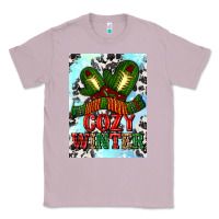Lilac cozy winter with gloves and scarf Classic Tee - AdoDesignShop
