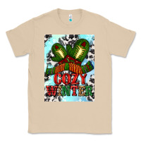Mushroom cozy winter with gloves and scarf Classic Tee - AdoDesignShop