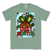 Sage cozy winter with gloves and scarf Classic Tee - AdoDesignShop
