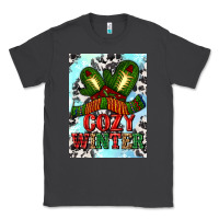 Smoke cozy winter with gloves and scarf Classic Tee - AdoDesignShop