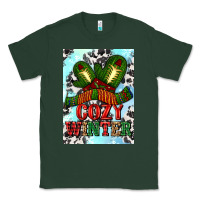 Sports Green cozy winter with gloves and scarf Classic Tee - AdoDesignShop