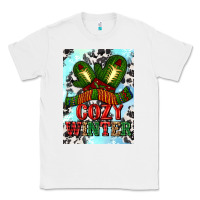 White cozy winter with gloves and scarf Classic Tee - AdoDesignShop