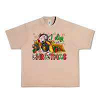 Burro i dig Christmas bulldozer santa Urban Heavy Tee - JahusDesignShop
