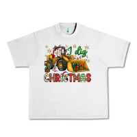 Lunar Rock i dig Christmas bulldozer santa Urban Heavy Tee - JahusDesignShop