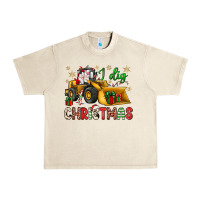 Sandshell i dig Christmas bulldozer santa Urban Heavy Tee - JahusDesignShop