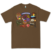 Cacao preview louisiana state Premium Tee - BarkalooDesign