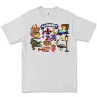 Dove Grey preview louisiana state Premium Tee - BarkalooDesign